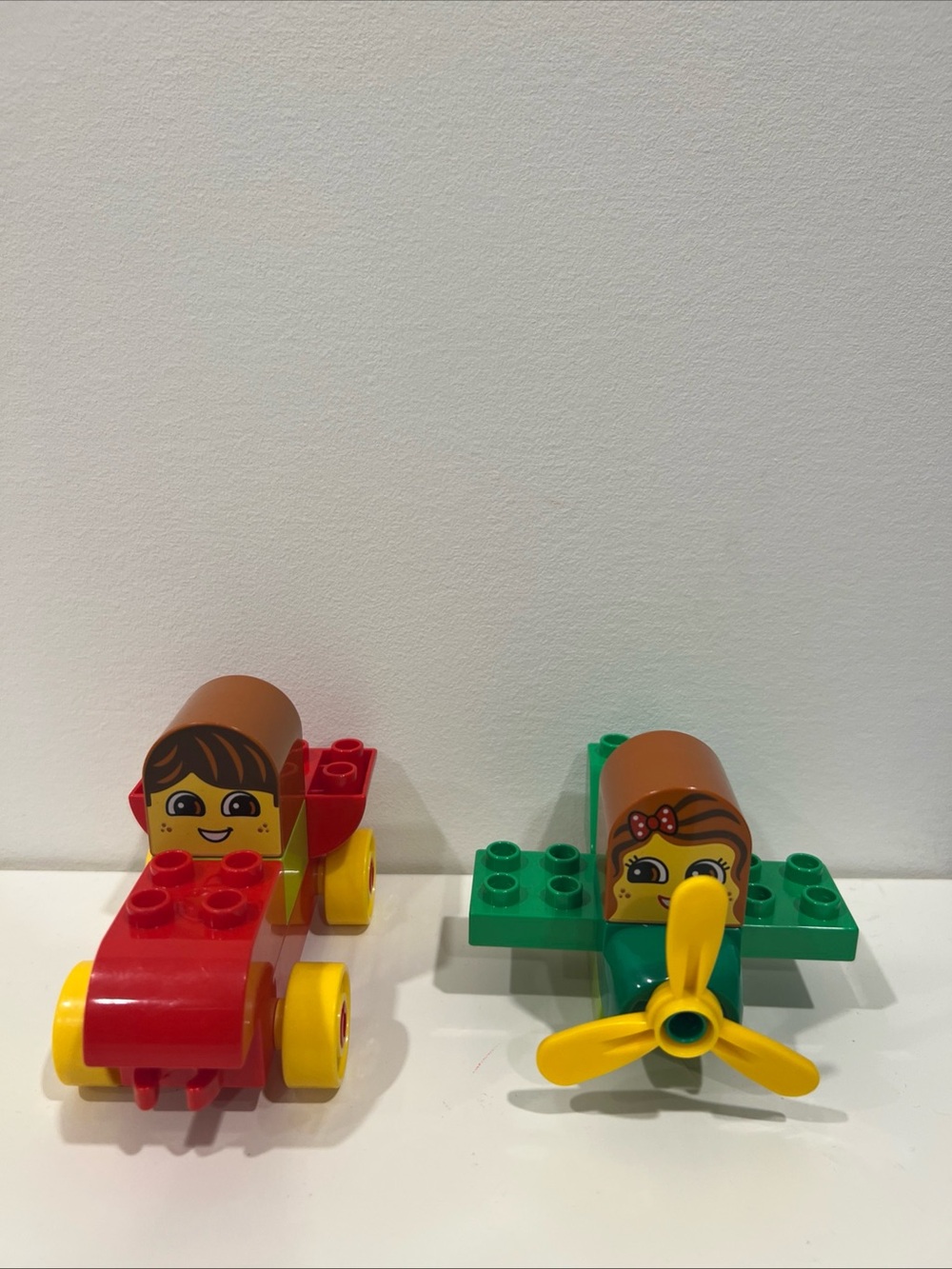 LEGO DUPLO 6760 Let's Go! Vroom! Race Care Airplane - Toddler Toy